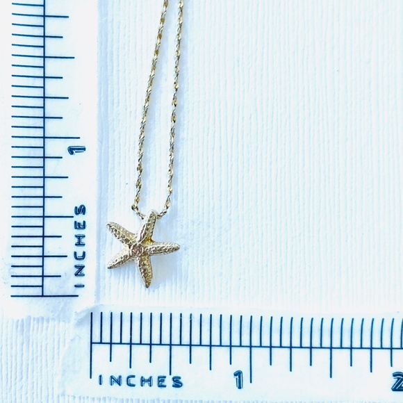 Starfish Necklace Catherine Weitzman Gold Vermeil - Picture 2 of 2